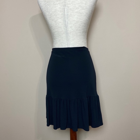 Gap Black Tiered Ruffle Mini Skirt - Picture 6 of 12